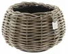 VAN DER LEEDEN DRYPOT® Rattan Tina Pflanzkübel Grau Ø 29 cm Produktbild-Vorschau 2