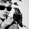 style3 Audrey Tattoo Damen T-Shirt hollywood film hepburn Produktbild-Vorschau 2