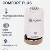 Aqbau® Termostato per radiatori Valvole termostatiche, Anteprima dell’immagine prodotto 4
