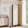 Parawan pokojowy COSTWAY 225 x 173 cm na kółkach, Podgląd zdjęcia produktu 7