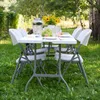 nabbi Gastronomie Falten Tisch Vivas 244x75 cm - grau-weiß Produktbild-Vorschau 9