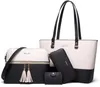 YTL Femme Sac à main Tote Shopper 4-pièces Grand sac à Voir les images du produit 1