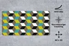 MuchoWow® Mauspad Mousepad Blöcke - Muster - 3D 60x30 cm - Produktbild-Vorschau 2