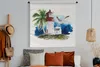 MuchoWow® Wandteppich Wandbehang Leuchtturm - Vogel - Produktbild-Vorschau 4