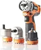A cordless drill with multiple attachments on a white background. Náhľad obrázku produktu