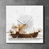 Coloray Uhr auf Leinwand 30x30 cm Wand Uhr Dekoration Produktbild-Vorschau 2