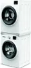 A stack of two white washing machines. Voir les images du produit