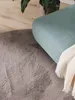 benuta Teppich Wohnzimmer Furry Grau ø 200 cm rund Produktbild-Vorschau 3