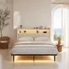Letto imbottito BEALIFE, 140x200 cm, con testiera, spazio Anteprima dell’immagine prodotto 10