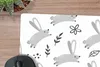 MuchoWow® Mauspad Mousepad Hase - Tiere - Muster 40x30 cm - Produktbild-Vorschau 2