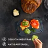 EXITOSO Planches à déjeuner - set de 4 - plastique, lavable Voir les images du produit 5