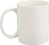 A white ceramic mug with a handle is shown against a white background. Produktbild-Vorschau
