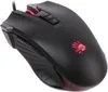 A black gaming mouse with pink accents and a red logo. Produktbild-Vorschau