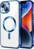 Coque magnétique transparente pour iPhone 14, compatible Voir les images du produit 1