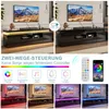 UnboxG TV skrinka, 180 cm, čierna vysoký lesk, pre Náhľad obrázku produktu 5