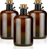 Apothekerflasche braun 500ml mit Korken, Flaschenkapseln & Produktbild-Vorschau 1