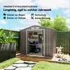 Outsunny prístrešok na náradie s podlahovým rámom Záhradný Náhľad obrázku produktu 4