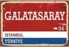 Panneau rétro en bois Galatasaray 30 x 20 cm – Panneau Voir les images du produit 1
