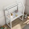 Kinderschreibtisch TINA in Hausform, weiß - Produktbild-Vorschau 3