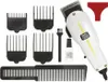A collection of hair clippers and accessories laid out on a white background. Produktbild-Vorschau