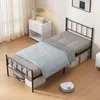 KUTAS Klassische Betten 90x200, Metallbett Schwarz mit Produktbild-Vorschau 13