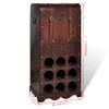 A wine rack with storage chest. Voir les images du produit