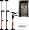 3x Türspanner Zargenspanner Türfutterstrebe Teleskop Stütze Produktbild-Vorschau 1