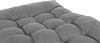 A close-up view of a gray tufted cushion, likely for outdoor furniture. Náhľad obrázku produktu