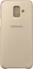 A gold Samsung phone case is shown from the back. Náhled obrázku produktu