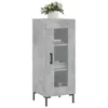vidaXL Sideboard Betongrau 34,5x34x90 cm Holzwerkstoff Produktbild-Vorschau 3