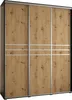 MEBLE KRYSPOL Davos 10 Schrank, drei Türen - 235,2x200x60 Produktbild-Vorschau 1