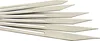 A close-up, angled view of several metal skewers with pointed ends and slotted grips, arranged in a fanned-out pattern against a white background. Náhľad obrázku produktu