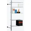 Kerkmann Wandregal arte silber 80,0 x 40,0 x 190,0 cm, 1 Produktbild-Vorschau 1