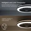 MeLiTec Deckenleuchte mit Ventilator, Deckenlampe mit Produktbild-Vorschau 6