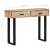 Tavolo consolle 100x30x75 cm in legno massiccio di mango Anteprima dell’immagine prodotto 7