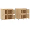 vidaXL Credenze, 2 pezzi, rovere Sonoma, materiale in legno Anteprima dell’immagine prodotto 4