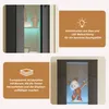 Collage of images showing details of a vitrine with LED lighting and acrylic plates. Produktbild-Vorschau