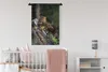 MuchoWow® Wandteppich Wandbehang Marder - Baum - Wald 60x90 Produktbild-Vorschau 2