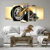 Bild auf Leinwand - Leinwandbild - Motorrad Chrom Rad - Produktbild-Vorschau 6