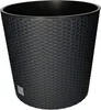KOTARBAU® Blumentopf Ø 400x375mm Rattandesign Rund mit Produktbild-Vorschau 4