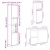 Möbel 3-tlg. Badmöbel-Set Sonoma-Eiche Holzwerkstoff - Produktbild-Vorschau 13