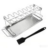 Hähnchenschenkel Halter, Edelstahl Chicken Rack Produktbild-Vorschau 3