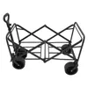 A black folding wagon is shown from the side against a white background. Náhled obrázku produktu
