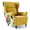 Ohrensessel HAVANA Print – Skandinavischer Relaxsessel mit Produktbild-Vorschau 1