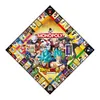 A top-down view of a Dragon Ball Super themed Monopoly board game. Podgląd zdjęcia produktu