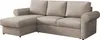 A studio shot of a beige sectional sofa. Náhled obrázku produktu