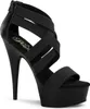DELIGHT-669 Damen Sandale von Pleaser, Schwarz  , EU 40, US Produktbild-Vorschau 1