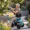 Carrello da giardino COSTWAY fino a 135 kg, seduta da Anteprima dell’immagine prodotto 2