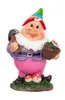 4 Gartenzwerge Gnome 9 cm Regenbogen Produktbild-Vorschau 6