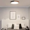 LED Deckenleuchte 36W Rund Holz und Aluminium Ø500 mm CCT Produktbild-Vorschau 5